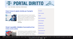 Desktop Screenshot of portaldiritto.com